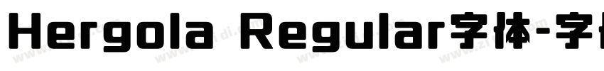 Hergola Regular字体字体转换
